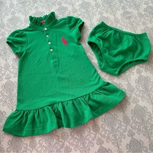 Ralph Lauren Baby Outfit Skater Dress and Bottom